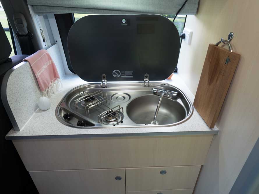 Motorhome kitchen